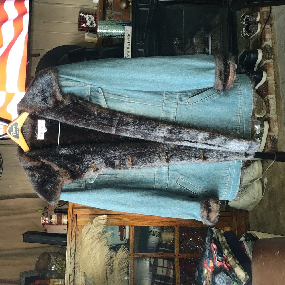 Beautiful faux fur lined jacket